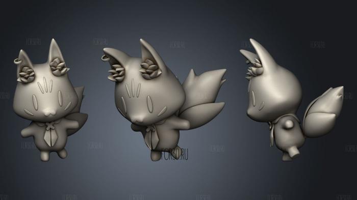 Fubuki Japanese Mascot 3d stl модель для ЧПУ