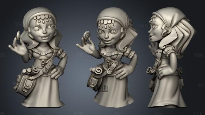 Gypsy from Stout Hearted Heroes 3d stl модель для ЧПУ