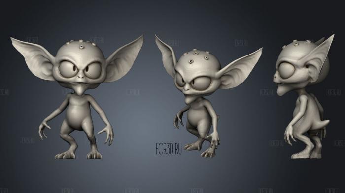 My Gremlin stl model for CNC