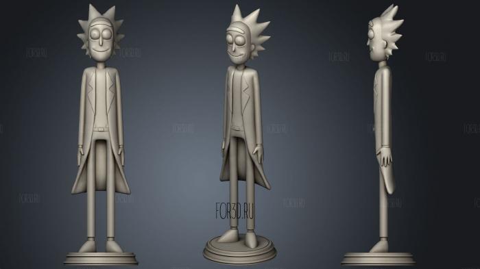 Rick And Morty 2 stl model for CNC