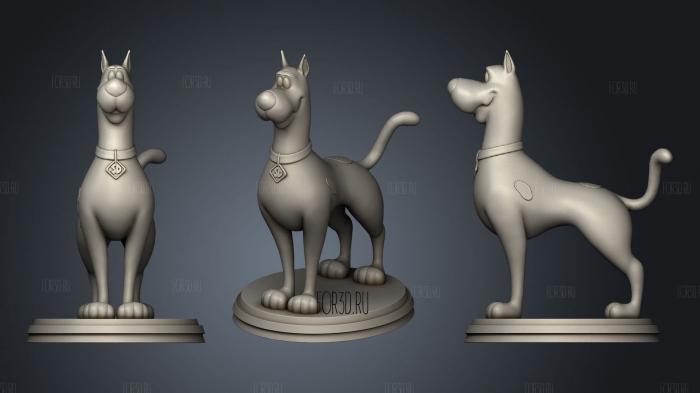 Scooby doo stl model for CNC