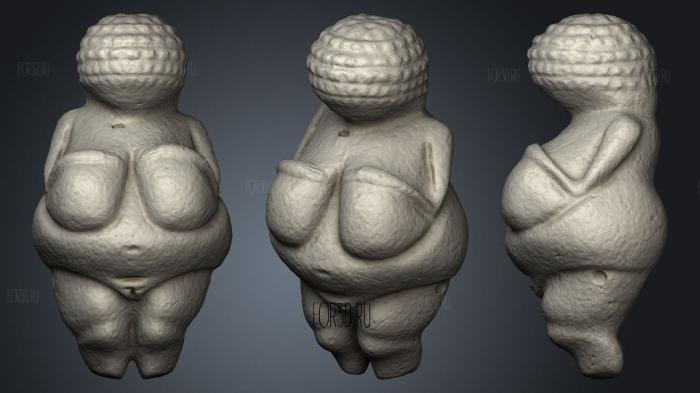 Venus of willendorf2 1 stl model for CNC