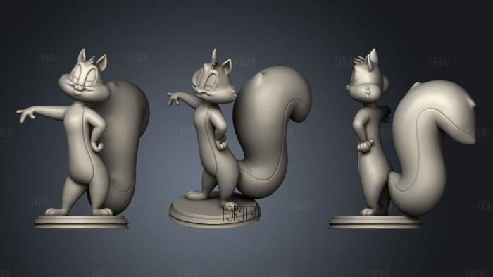 Whizzer The Swan Princess Looney Tunes stl model for CNC