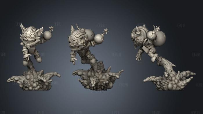 Ziggs stl model for CNC