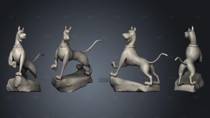 Scooby Doo stl model for CNC