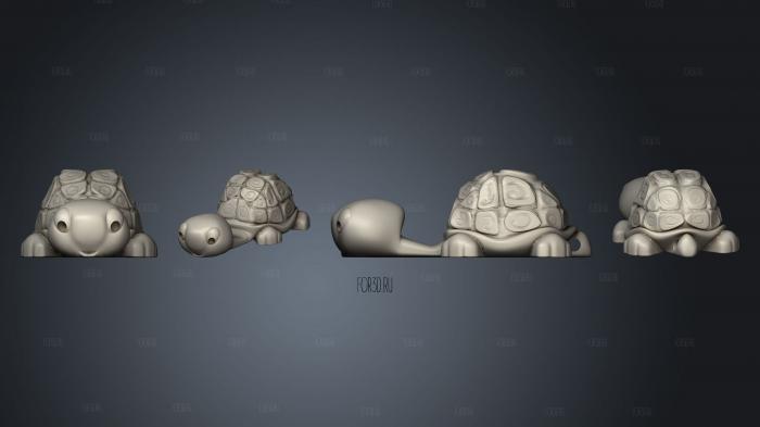 Tortoise stl model for CNC