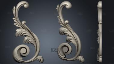 The decor is carved stl model for CNC