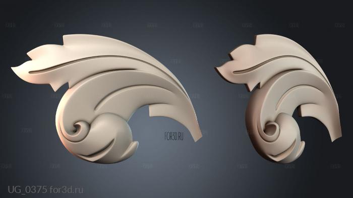 UG_0375 3d stl for CNC