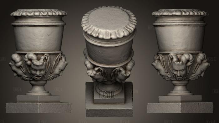 Vase from the park of Schnbrunn Palace stl model for CNC