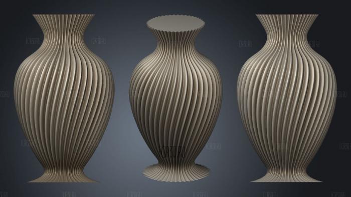 Classical Spiral Vase stl model for CNC