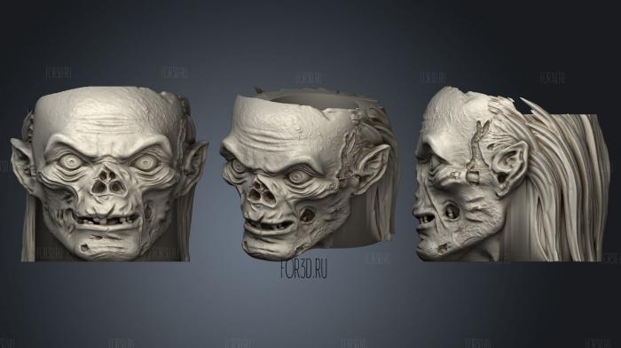 Crypt Keeper stl model for CNC