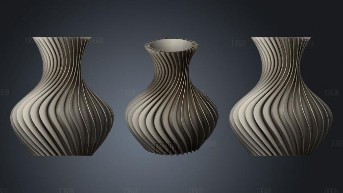 Fibonacci Vase 3d stl модель для ЧПУ