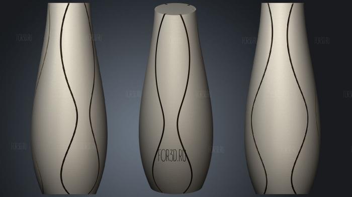 Filament Vase 2 stl model for CNC