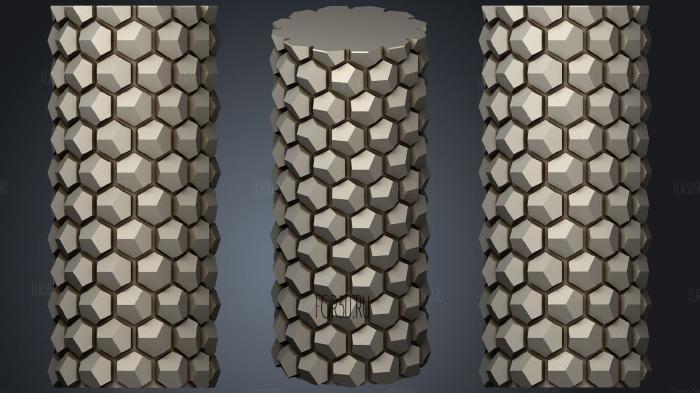 Honeycomb Vase Parametric (8) 3d stl модель для ЧПУ