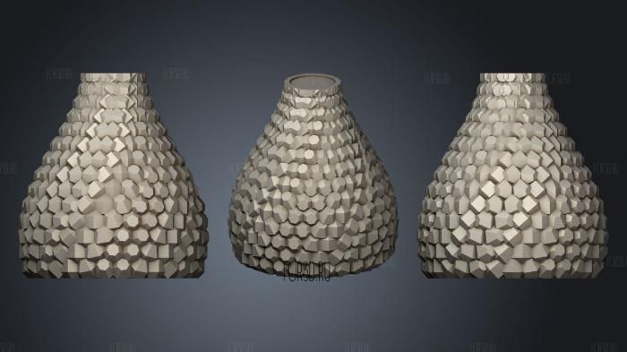 Lampshade Low Poly Spheres stl model for CNC