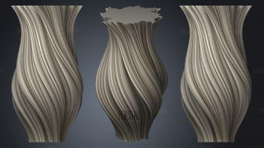Mandelbrot Fractal Twist Vase No.2