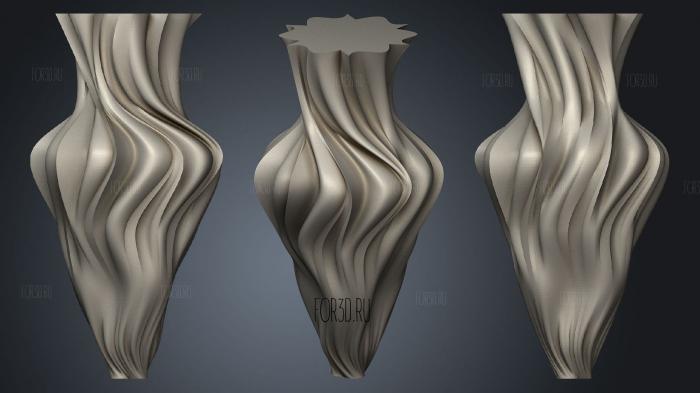 Multiples Of Threes Amphora stl model for CNC