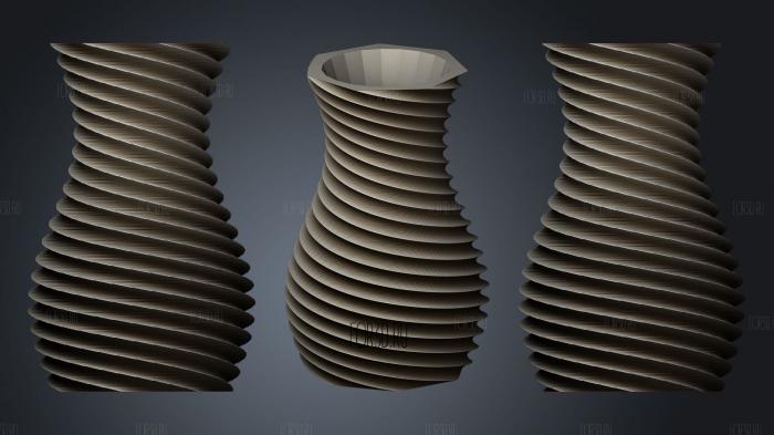 Spiral Vase (8) stl model for CNC