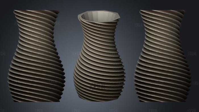 My Spiral Vase stl model for CNC