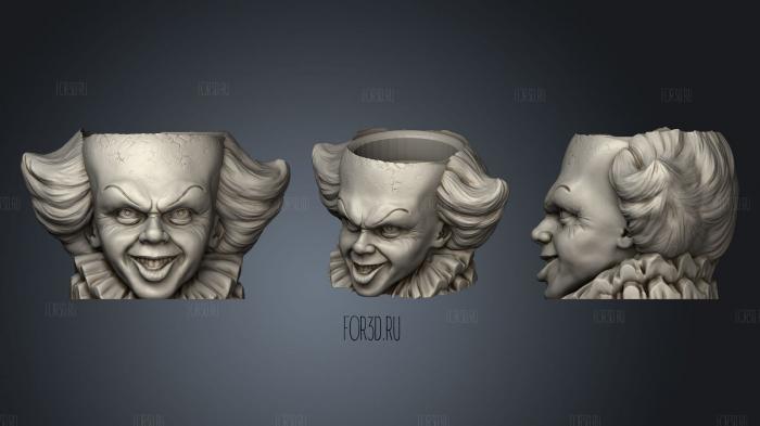 Pennywise stl model for CNC