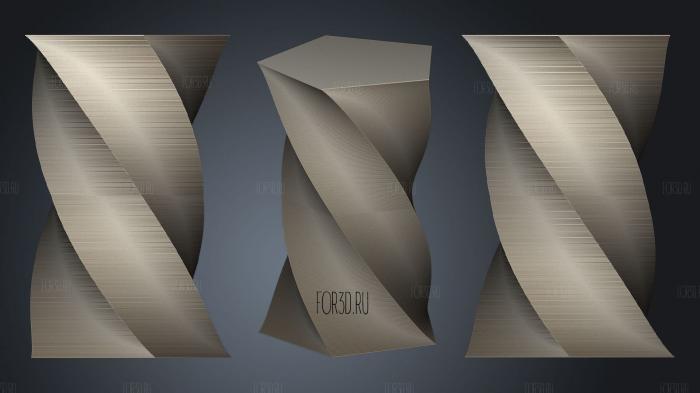 Pentagonal Vase (1) 3d stl модель для ЧПУ