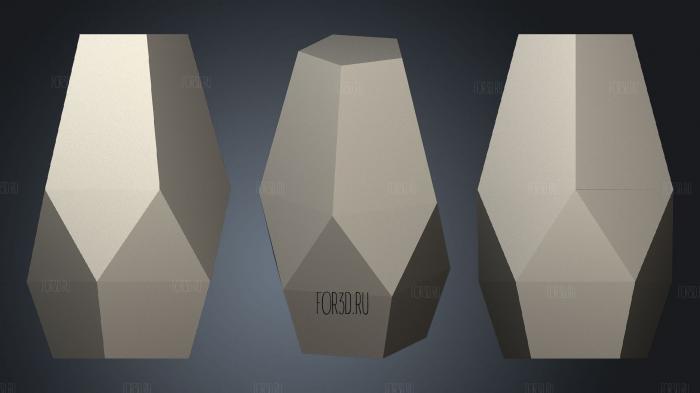 Pentagonal Vase 3d stl модель для ЧПУ