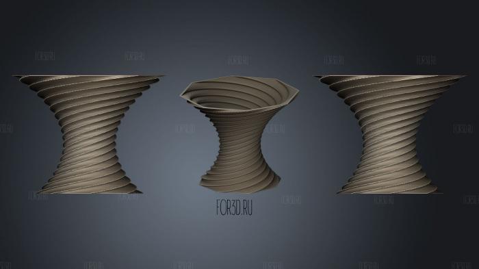 Polygon Vase Cup And Bracelet Generator (8) stl model for CNC