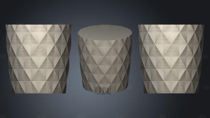 Polygon Vase Cup And Bracelet Generator (18) stl model for CNC