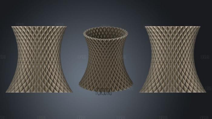 Remix Of Square Vase Cup And Bracelet Generator stl model for CNC
