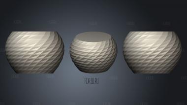 Spheric Polygonal Vase