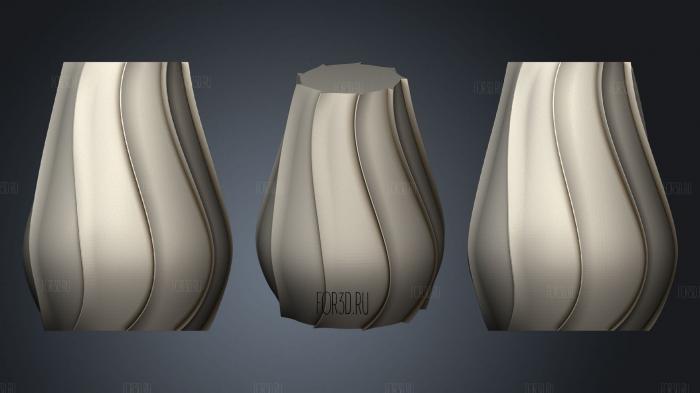 Spiral Vase tea Light 3d stl модель для ЧПУ