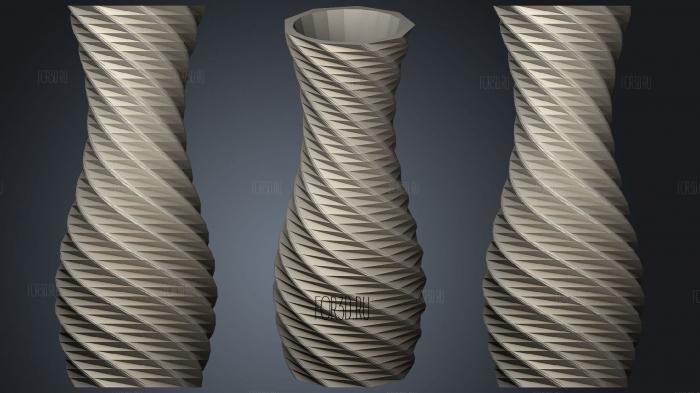 Спиральная ваза (1) 3d stl модель для ЧПУ