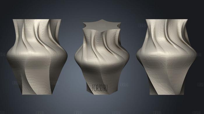 Spiral Vase (2) 345 stl model for CNC
