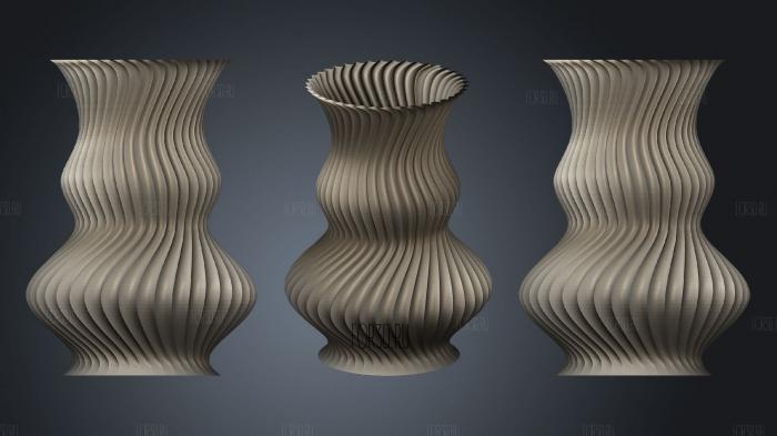 Spiral Vase (4) stl model for CNC