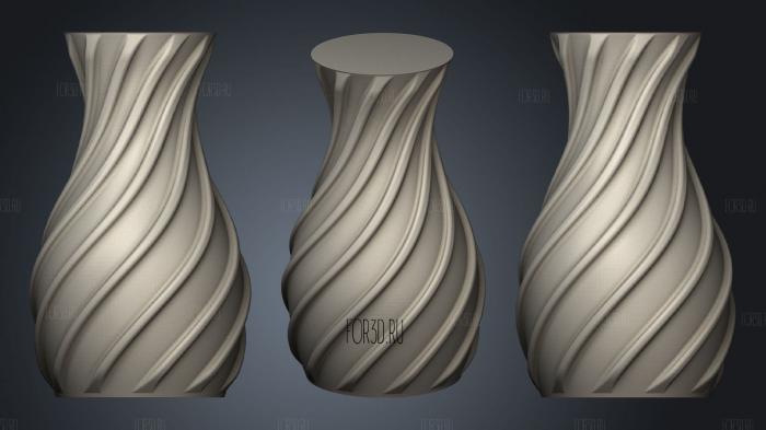 Спиральная ваза (16) 3d stl модель для ЧПУ