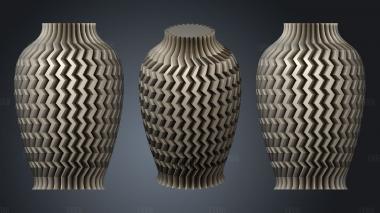 Textured Vase Zig Zag (Vase Mode)