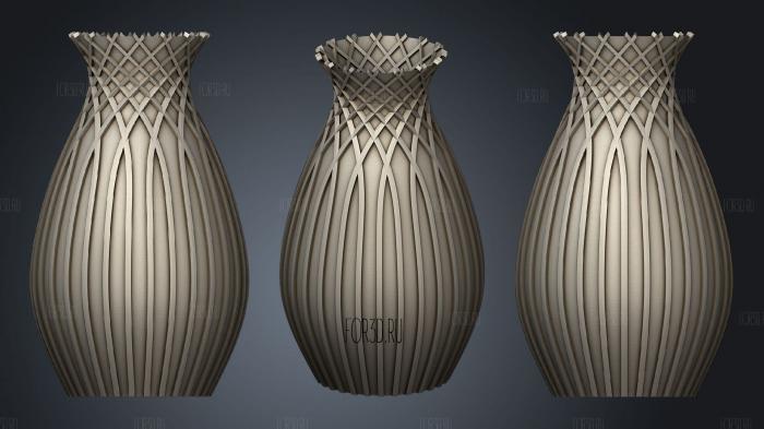 The Vase stl model for CNC