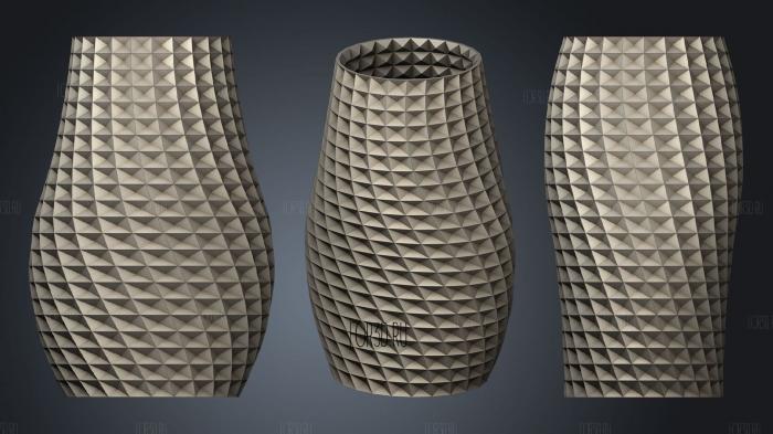 Vase (2) stl model for CNC