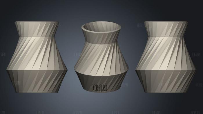 Vase (5) stl model for CNC