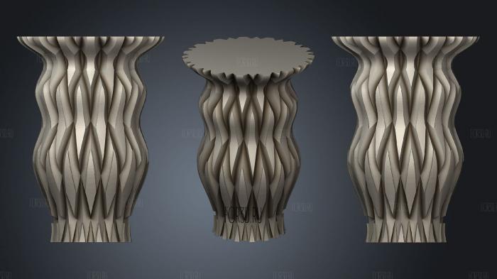Vase (6) stl model for CNC