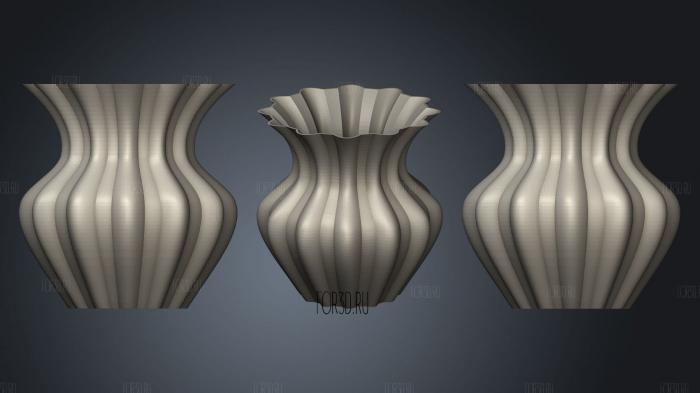 Vase (9) stl model for CNC
