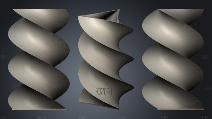 Vase (11) stl model for CNC