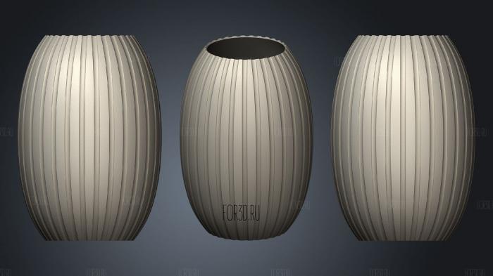 Vase 002 stl model for CNC