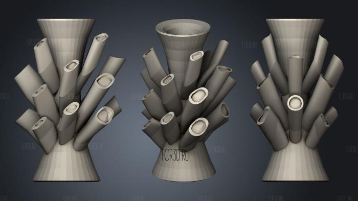 Vase Of Unevenness stl model for CNC