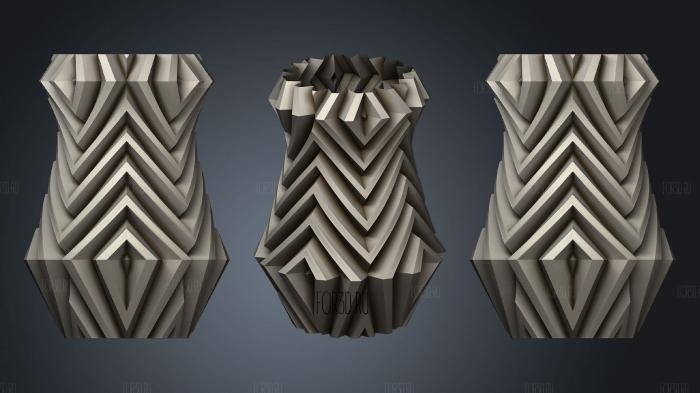 Vase 3d stl модель для ЧПУ