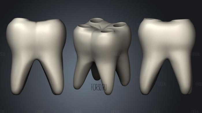 Zub stl model for CNC