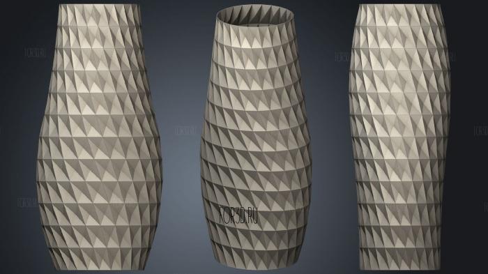 300Mm Vase stl model for CNC