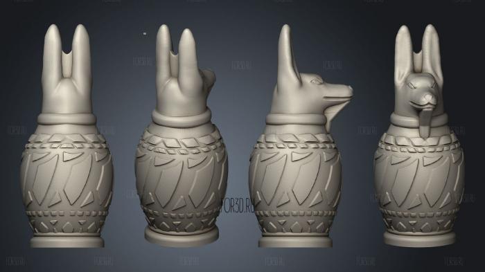 TOMB AND EGYPTIAN Urn 1 001 stl model for CNC