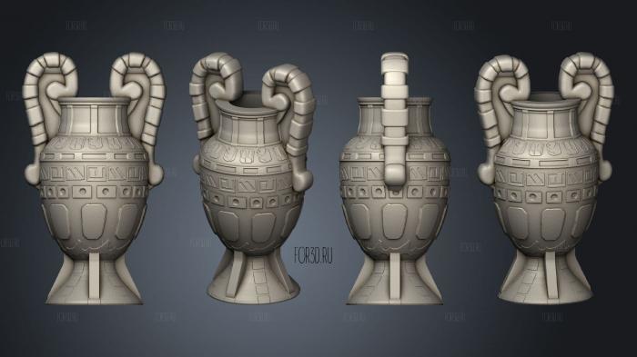 TOMB AND EGYPTIAN Urn 1 003 stl model for CNC