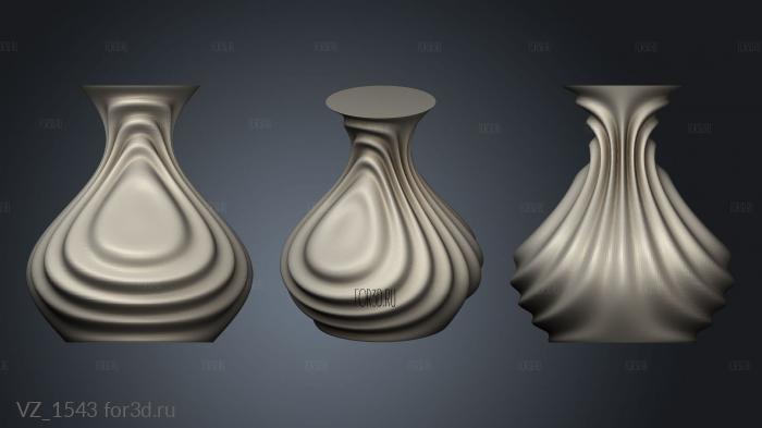 vase 3d stl модель для ЧПУ